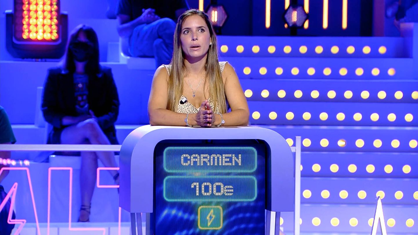 Carmen, concursante finalista de 'Alta tensión'. (Mediaset)