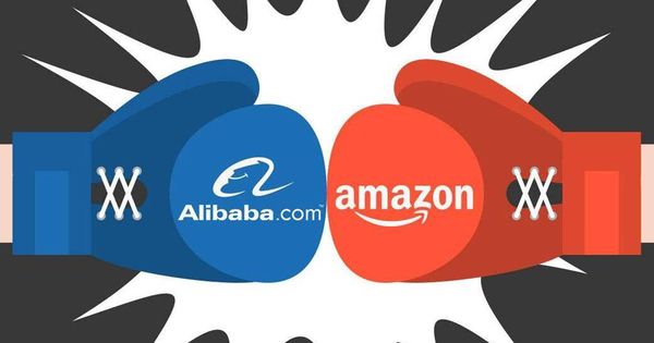 Foto: Alibaba vs. Amazon.