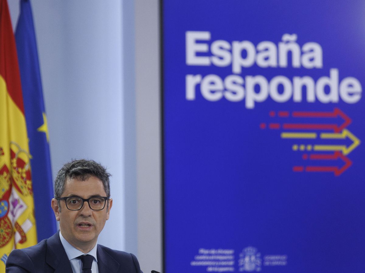 Foto: El ministro de la Presidencia, Relaciones con las Cortes y Memoria Democrática, Félix Bolaños. (EFE/Sergio Pérez)