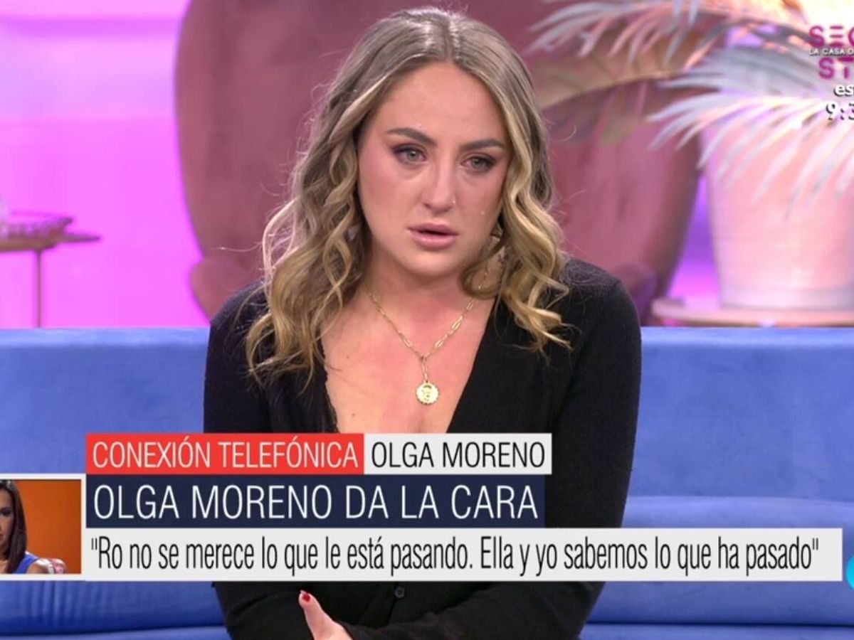 Foto: Rocío Flores en 'El programa de Ana Rosa'. (Mediaset España)