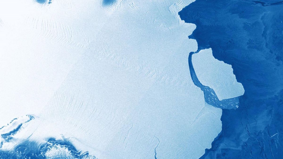 Un satélite fotografía una grieta en la tercera mayor plataforma de hielo