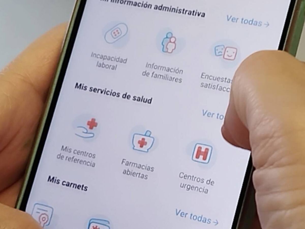 Foto: La tarjeta sanitaria virtual de Madrid ahora ofrece un ampliado servicio. (Comunidad de Madrid)