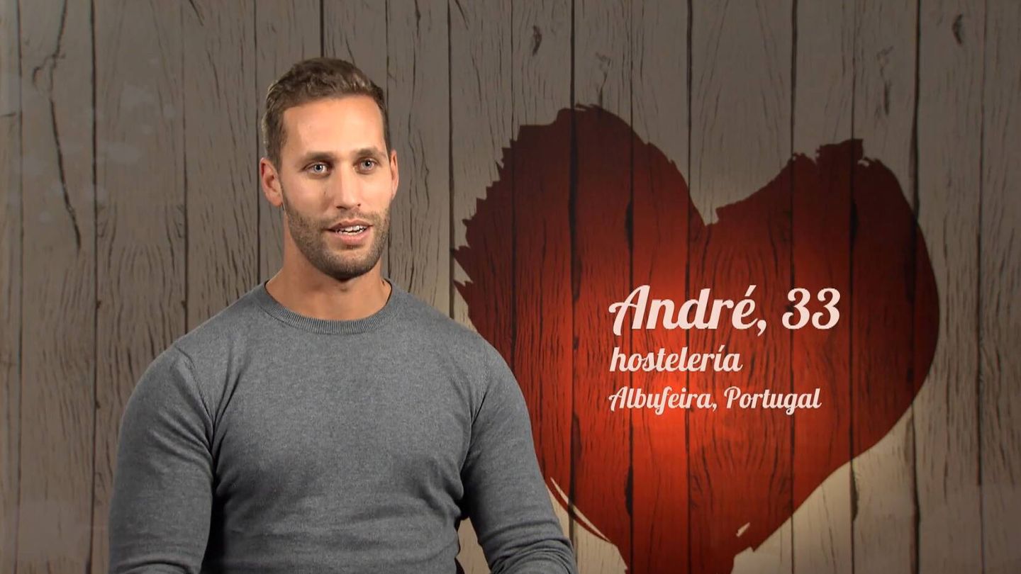 André, en 'First Dates'. (Mediaset)