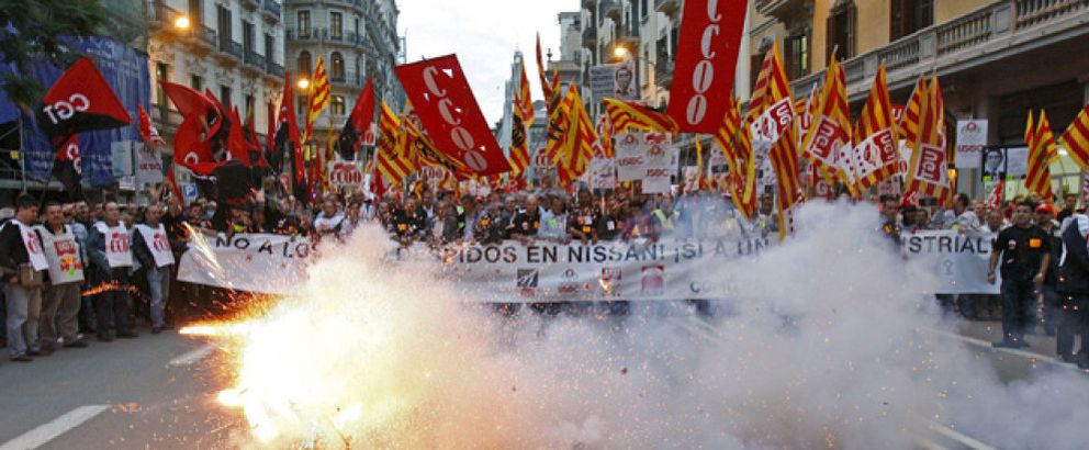 Foto: Cinco grandes manifestaciones ponen a prueba al Gobierno catalán en marzo