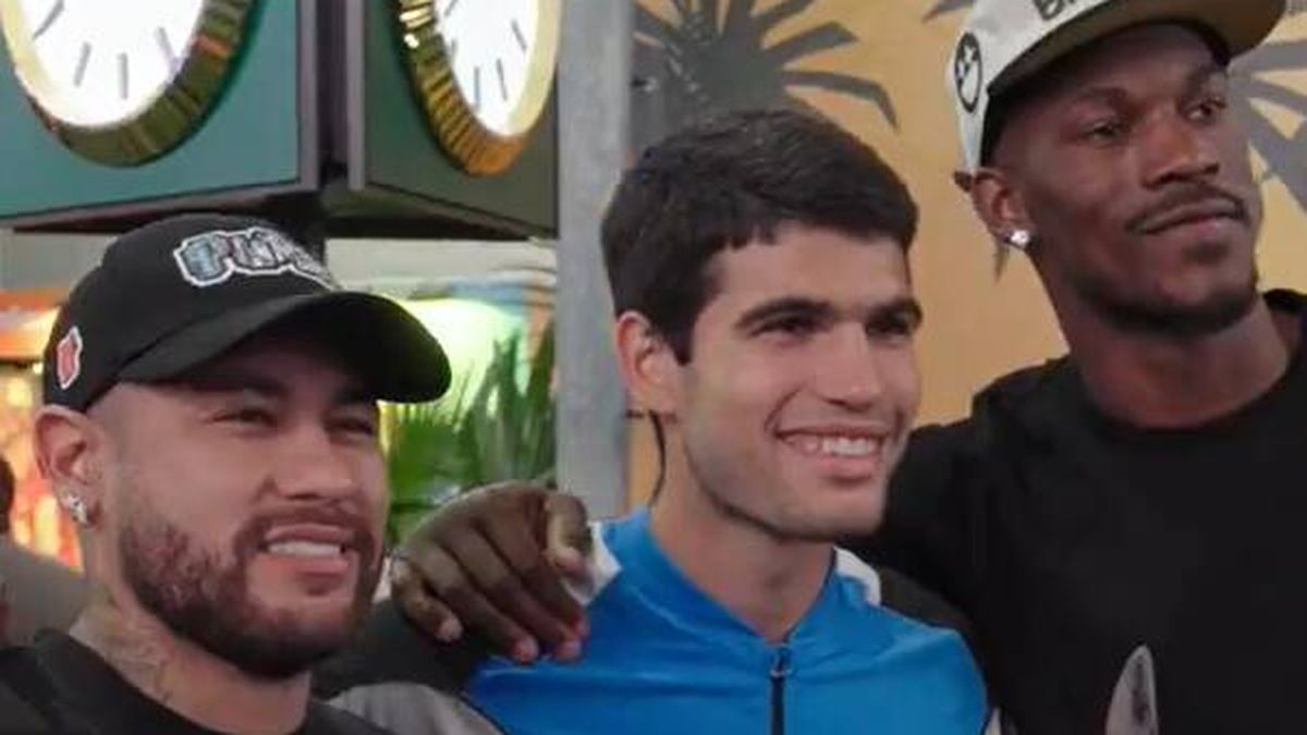 Alcaraz, Neymar y Jimmy Butler se juntan en el Miami Open y así reacciona la gente
