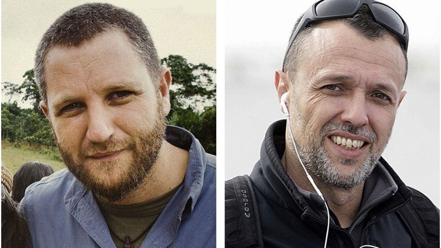 Los dos periodistas asesinados: David Beriain y Roberto Fraile (EFE)