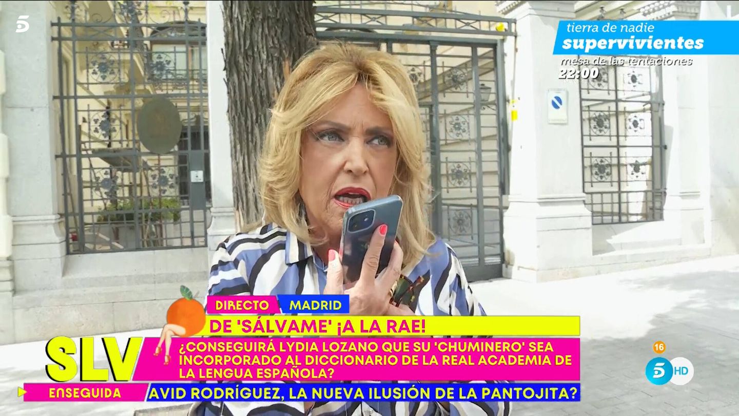 Lydia Lozano, en 'Sálvame'. (Telecinco)