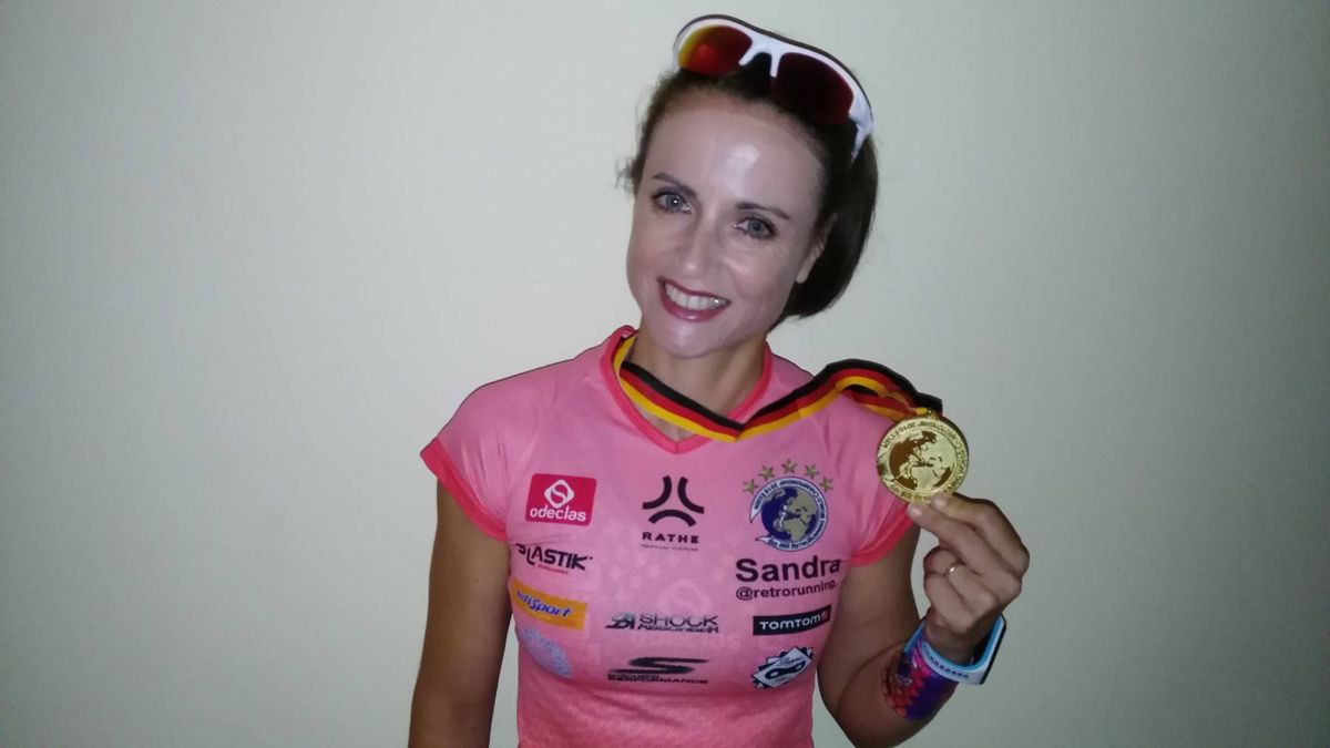 La dulce soledad de Sandra Corcuera tras ganar su quinto mundial de 'retrorunning'