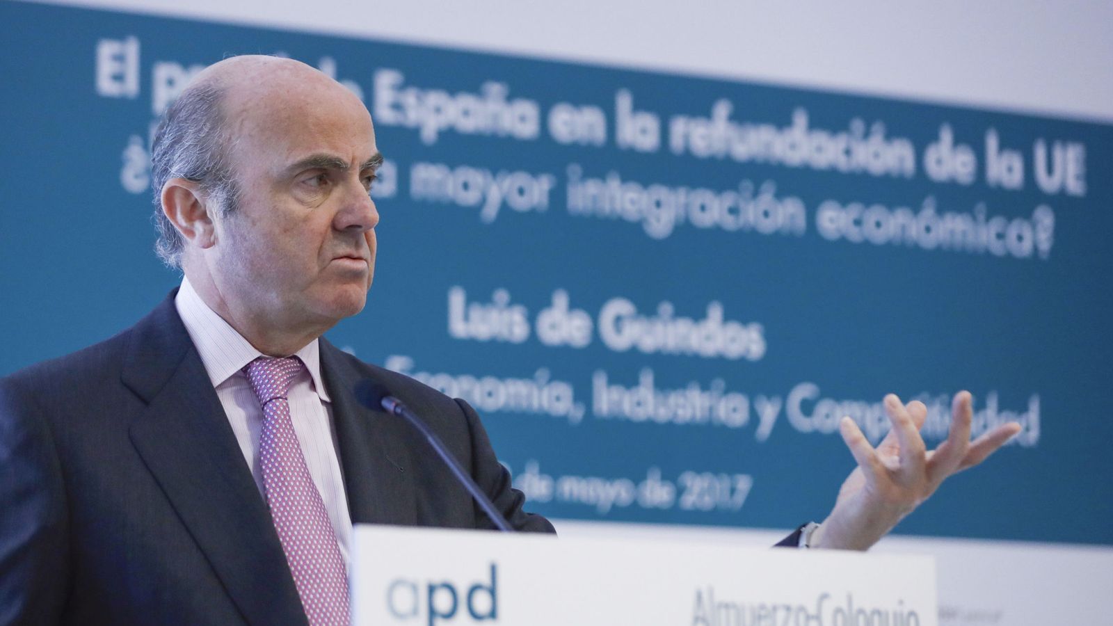 Foto: El ministro Luis de Guindos. (EFE)