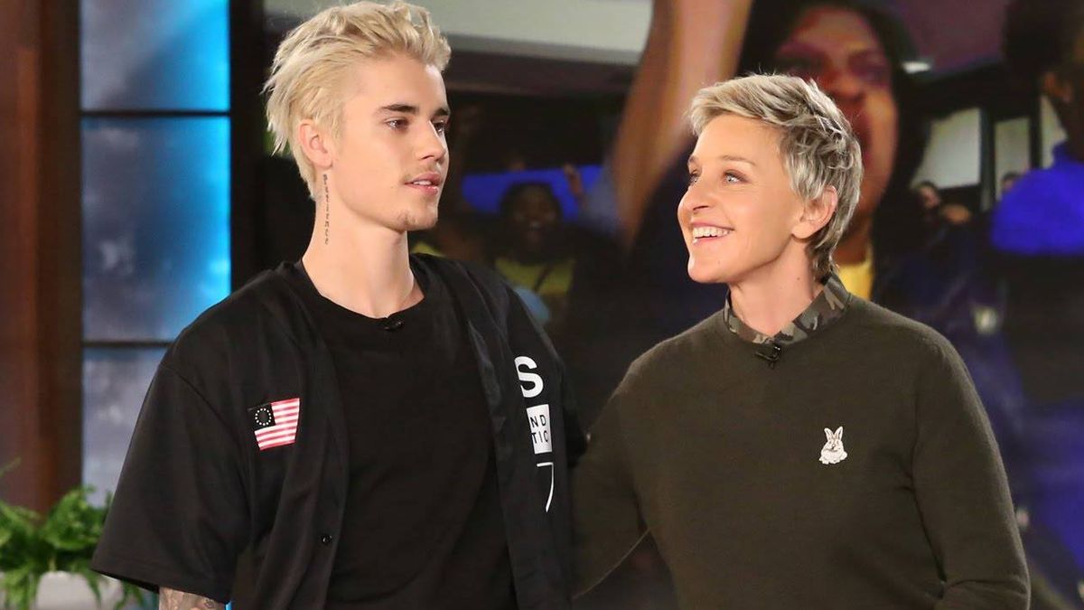 Ellen DeGeneres publica en su Instagram como si fuera Justin Bieber 