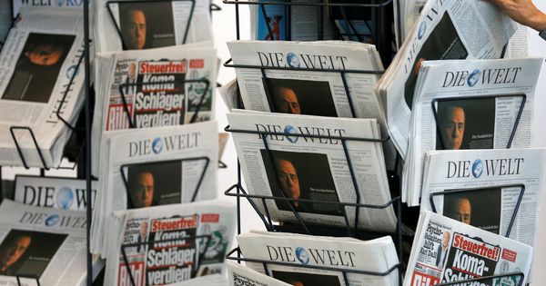 Foto: Periodicos de Axel Springer en la junta de accionistas de 2014. (Reuters)
