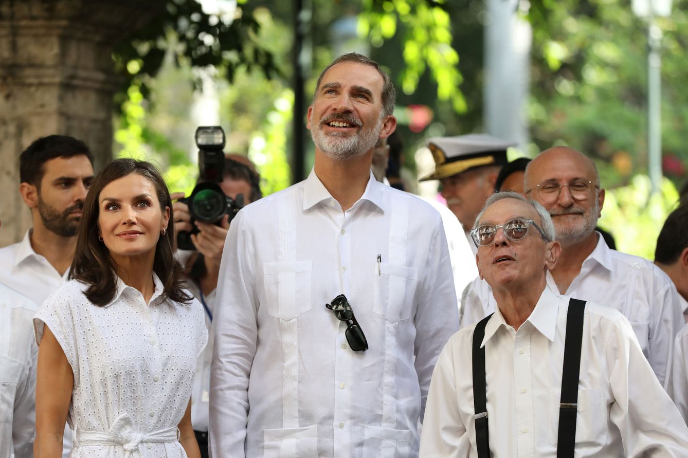 El rey Felipe y Letizia durante su visita oficial a La Habana. (Reuters)