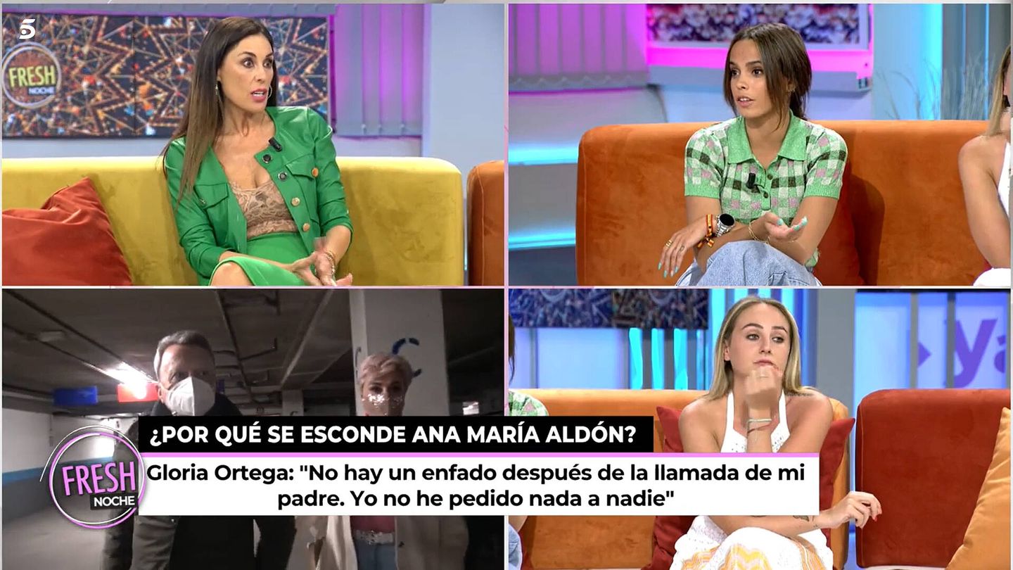 Gloria Camila, en 'Ya son las ocho'. (Mediaset)
