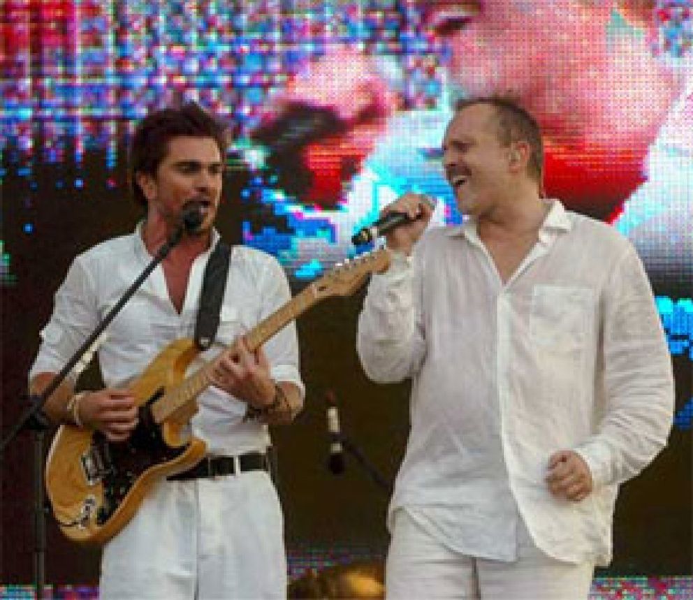 Foto: Juanes, Miguel Bosé y Víctor Manuel cantan a la apertura en Cuba
