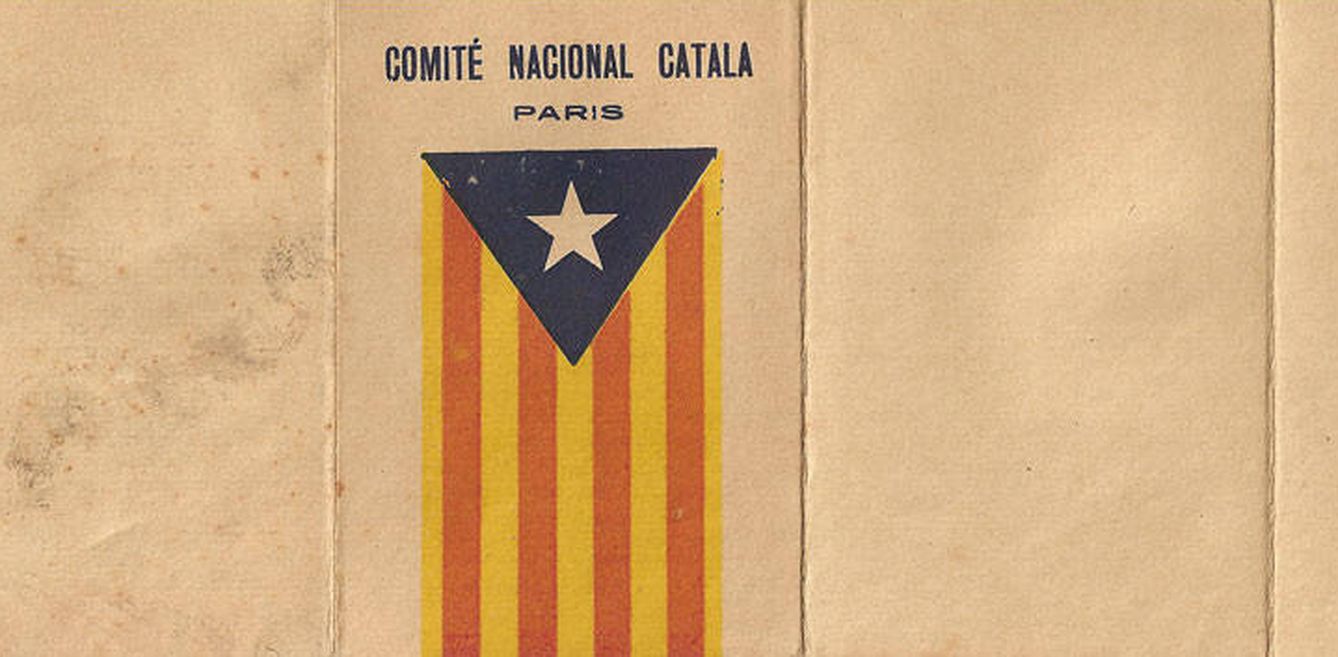 Imagen de un carnet de filiación al Comitè Nacional Català. (Fuente: Memòria Nacional)