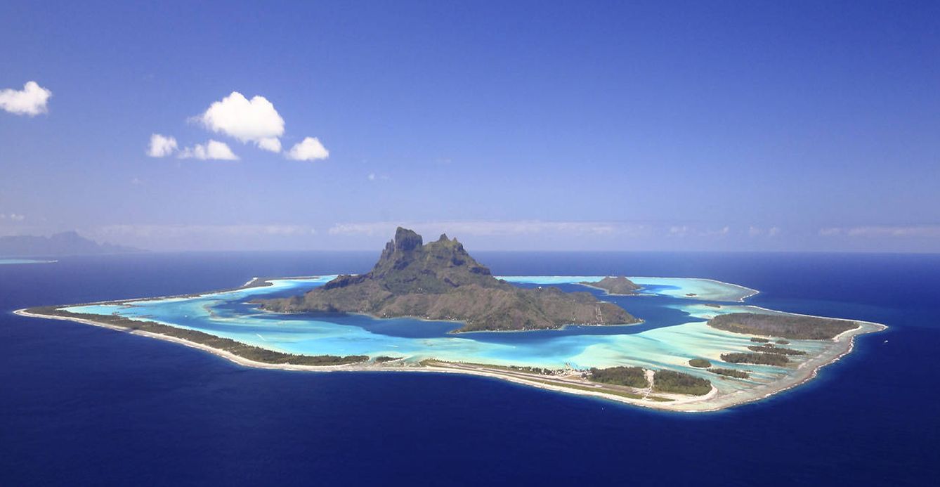 Atolón de Bora Bora.