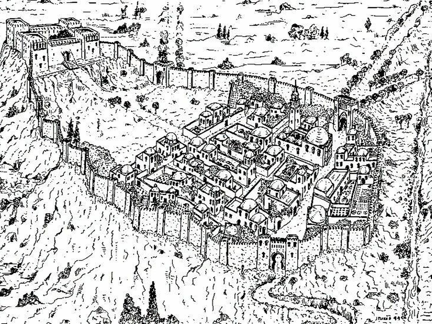 Ciudad fortificada de Mayrit en el s. X