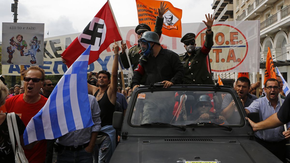 Los nazis entran en la precampaña: ¿se verán Grecia y Alemania en el tribunal de la Haya?