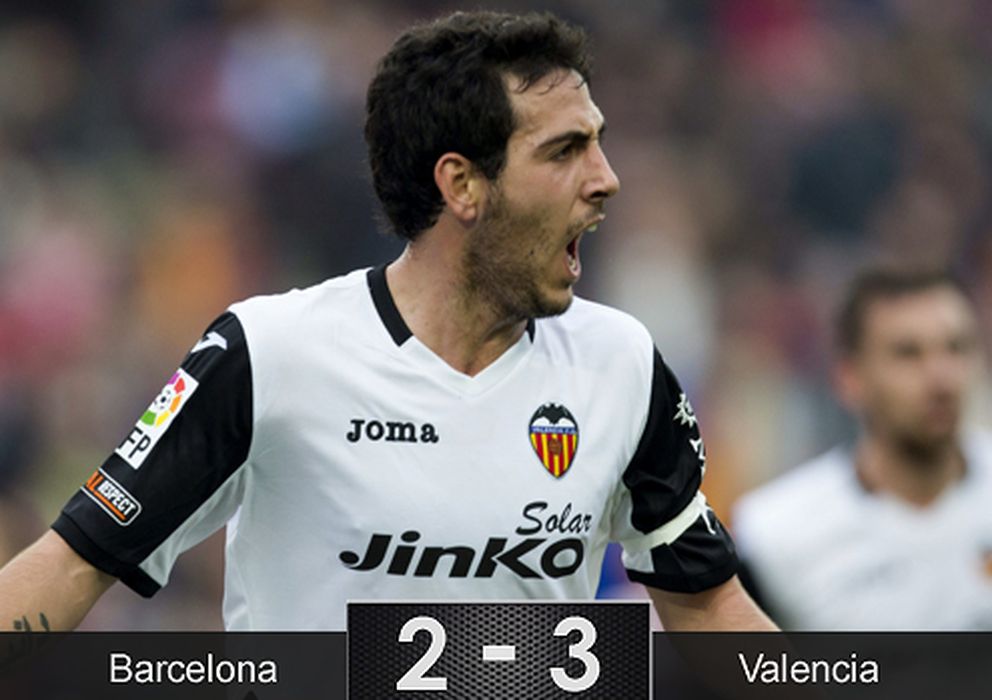 Foto: El Valencia dinamita la Liga, asalta el Camp Nou y siembra de dudas al Barcelona