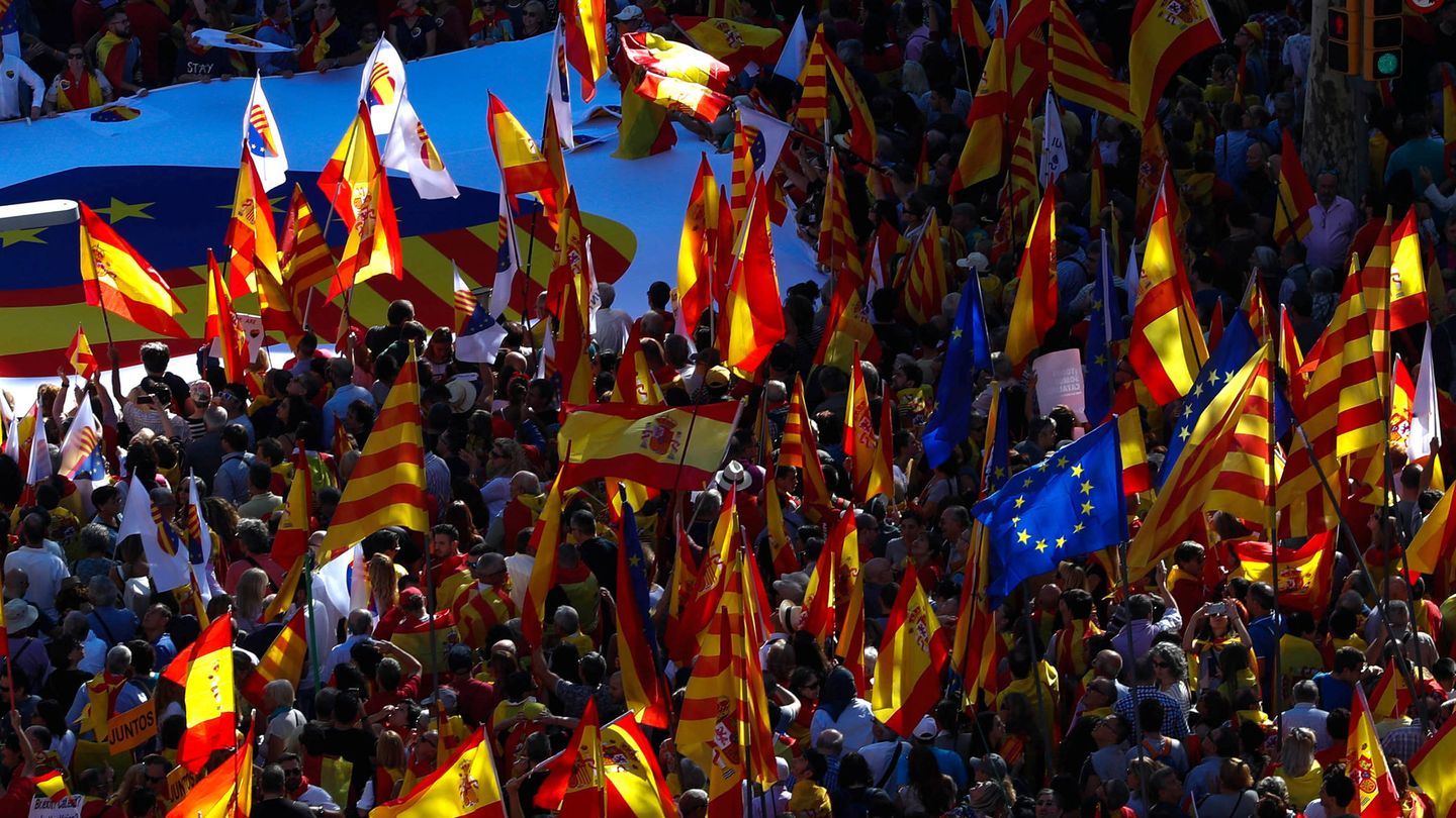 Manifestación en Barcelona. (Reuters)