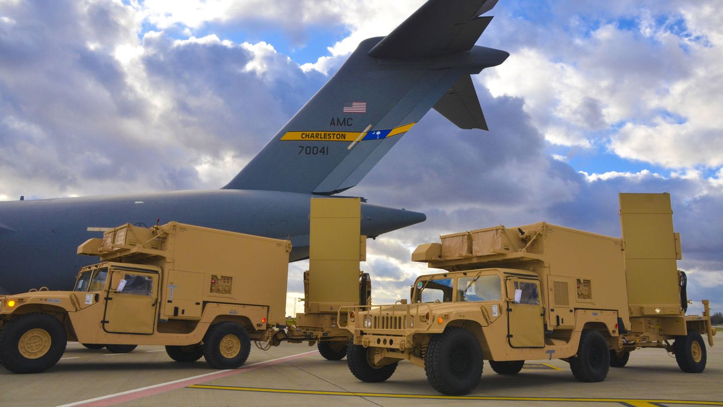 Radares de contrabatería Q-36 entregados a Ucrania. (US Army)