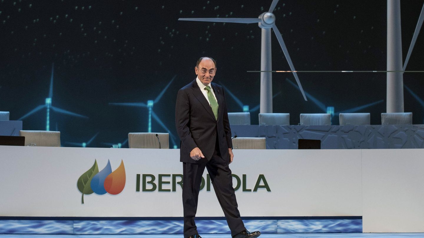 Ignacio Sánchez Galán, en la última junta de accionistas de Iberdrola en Bilbao. (Efe)
