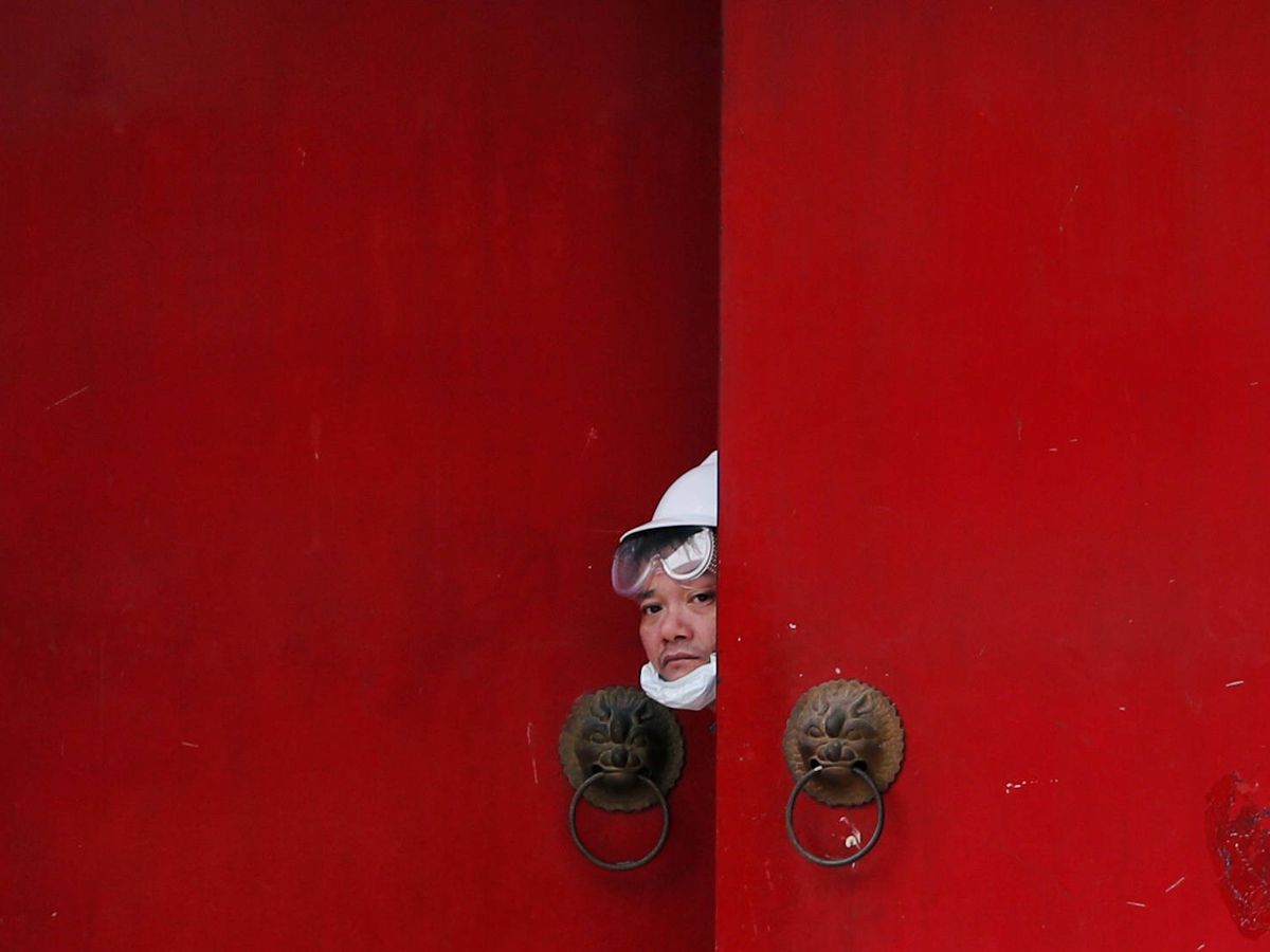 Foto: Un hongkonés, durante las protestas del año pasado. (Reuters)