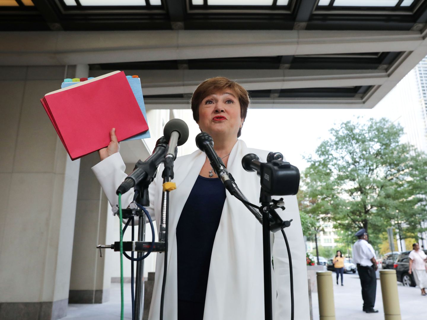 La directora gerente del FMI, Kristalina Georgieva. (Reuters)