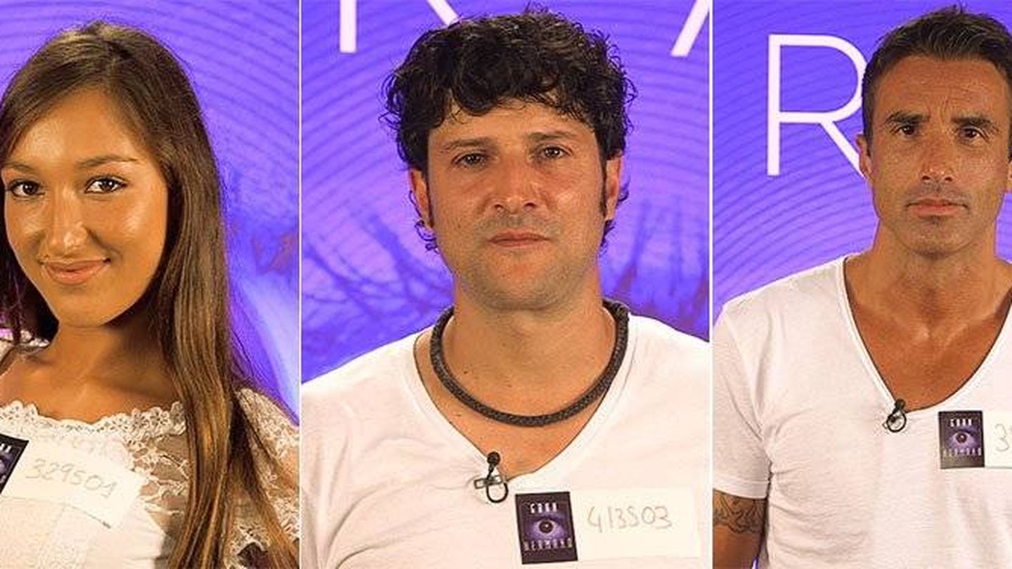 Yolanda, Miguel y Hugo, nominados en 'GH Revolution'. (Mediaset España)