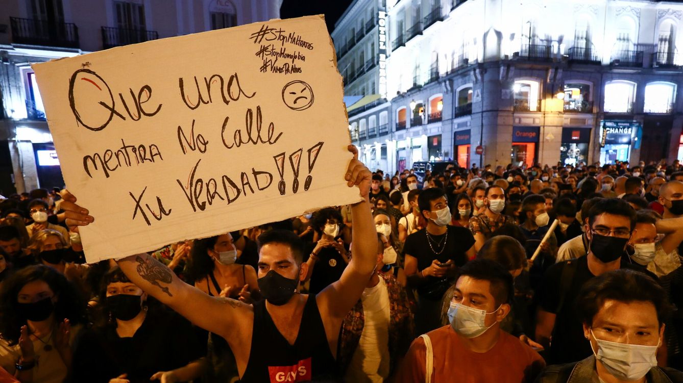 Foto: Manifestación en Madrid en contra de la homofobia. (Reuters)