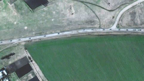 Imágenes por satélite detectan un convoy ruso de 12 kilómetros de camino a Járkov