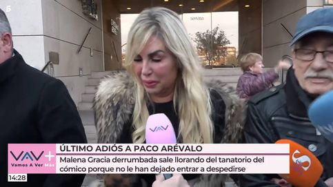 Algo muy feo: Malena esquiva a la TV, tras ser apartada del velatorio de Arévalo