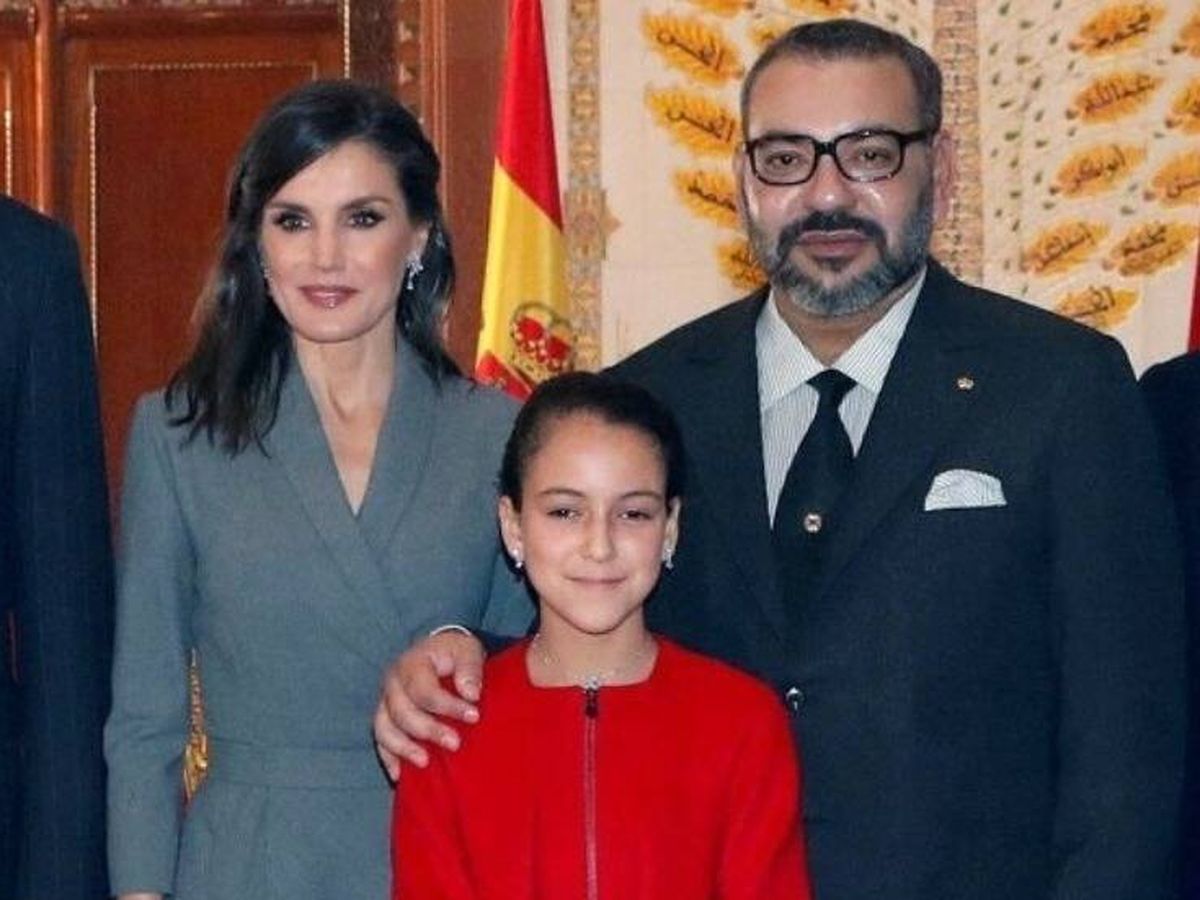 Foto: La princesa Lalla Khadija en su recibimiento a los Reyes de España en 2019. (EFE)