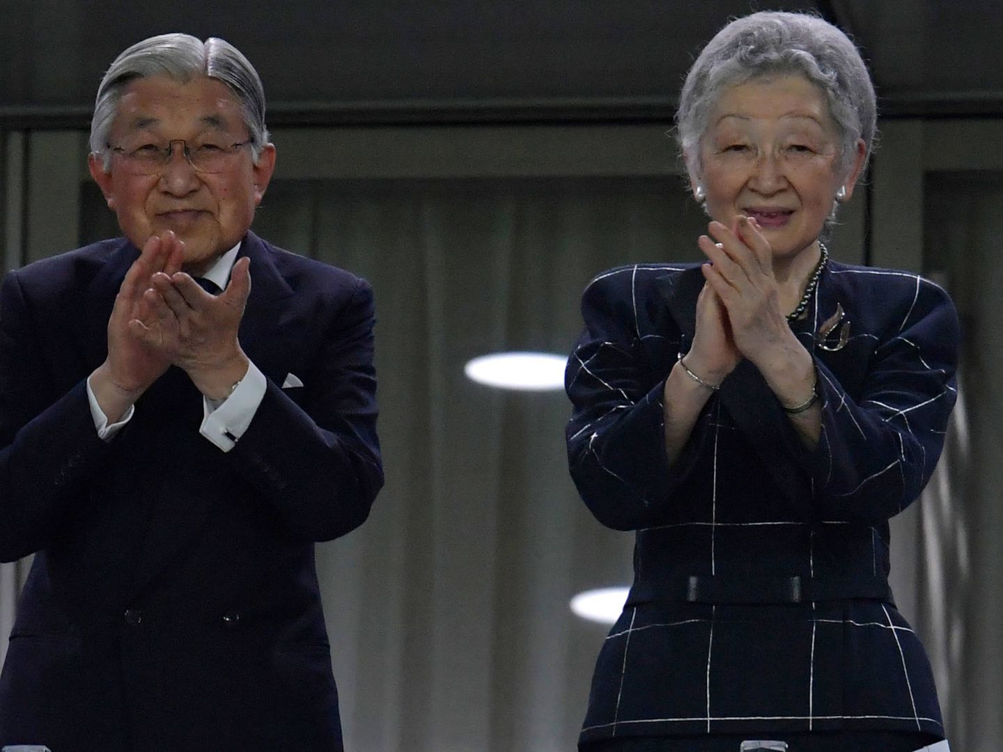 El emperador Akihito y su mujer. (Getty)