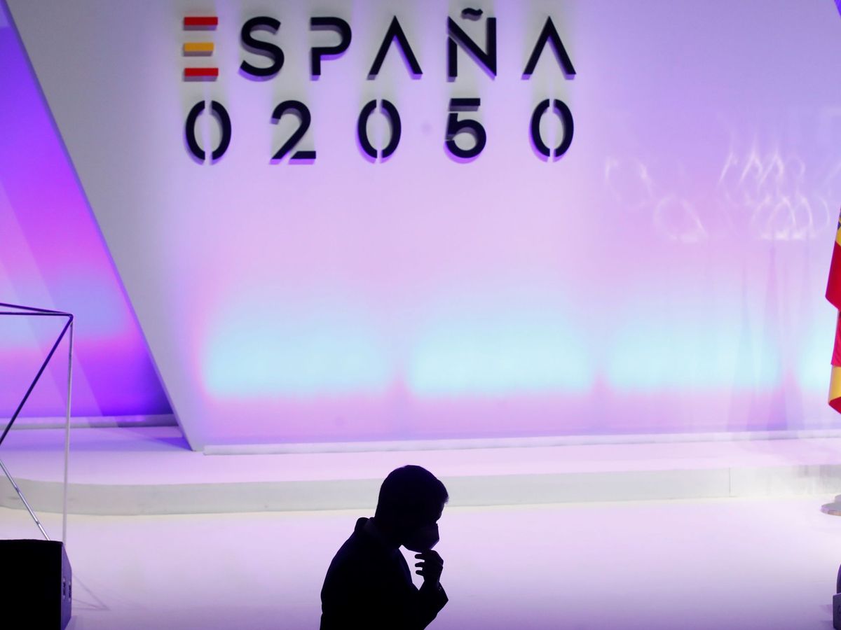 Foto: Pedro Sánchez, en la presentación de España 2050. (EFE)