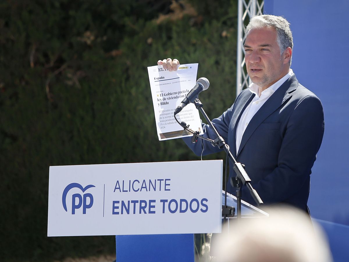 Foto:  El Coordinador nacional del PP, Elías Bendodo. (EFE/Manuel Lorenzo)