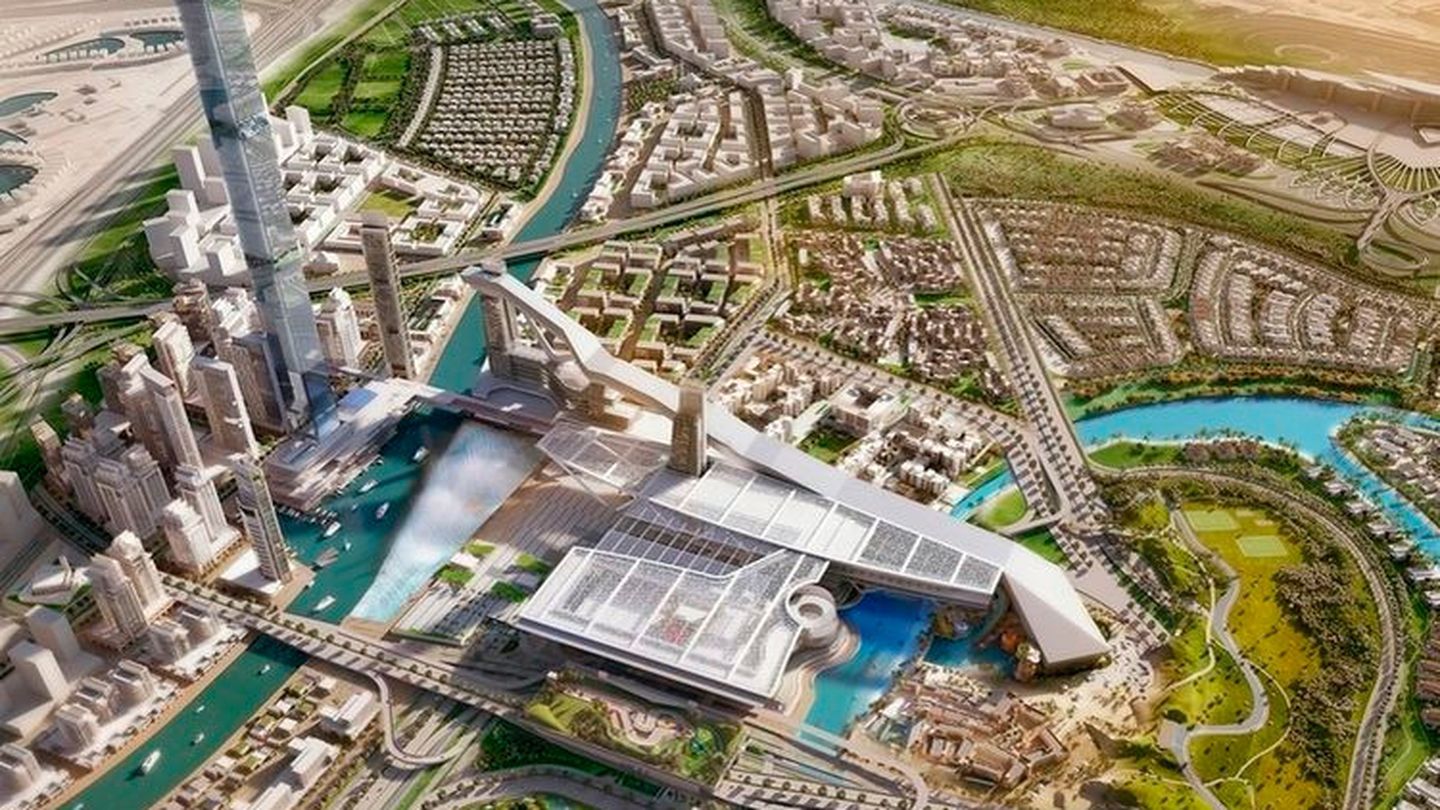 Así será el Meydan One Dubai, con la pista de esquí indoor más larga del mundo (Foto: Meydan City Corporation)