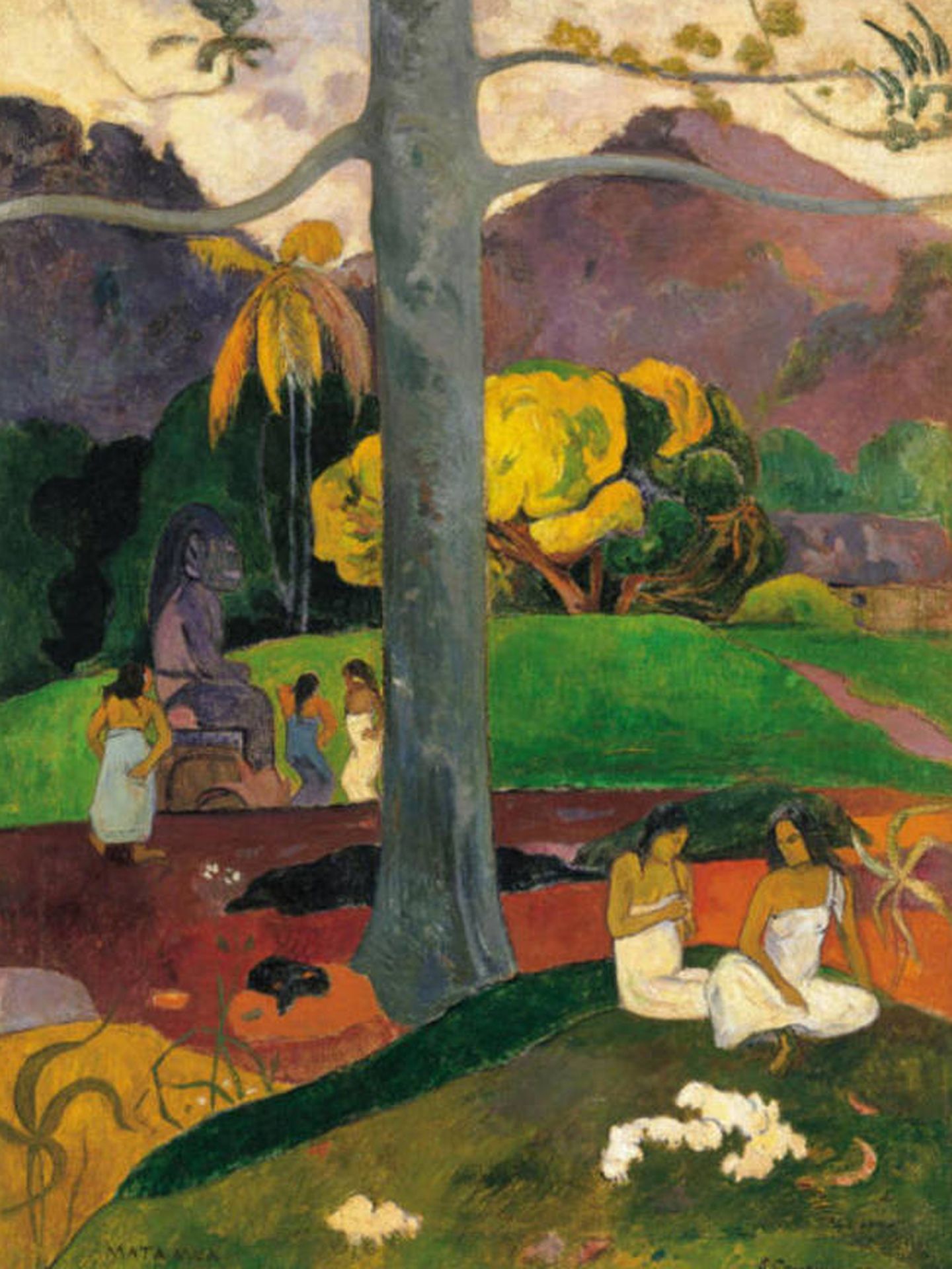  'Mata Mua'. (Paul Gauguin, 1892)