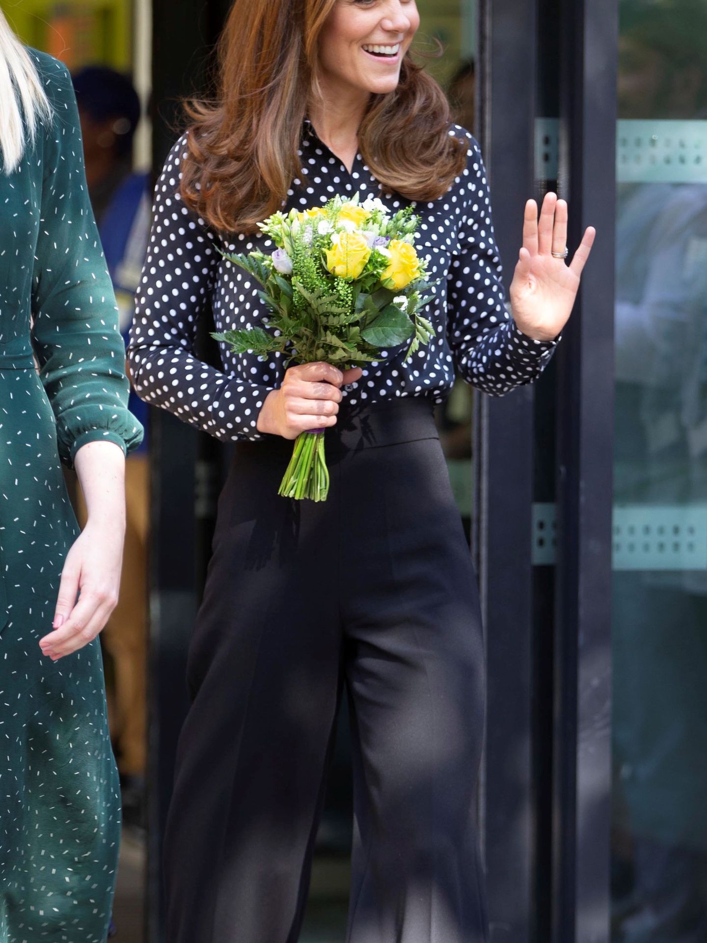 Kate, con pantalón de Zara en 2019. (Reuters)