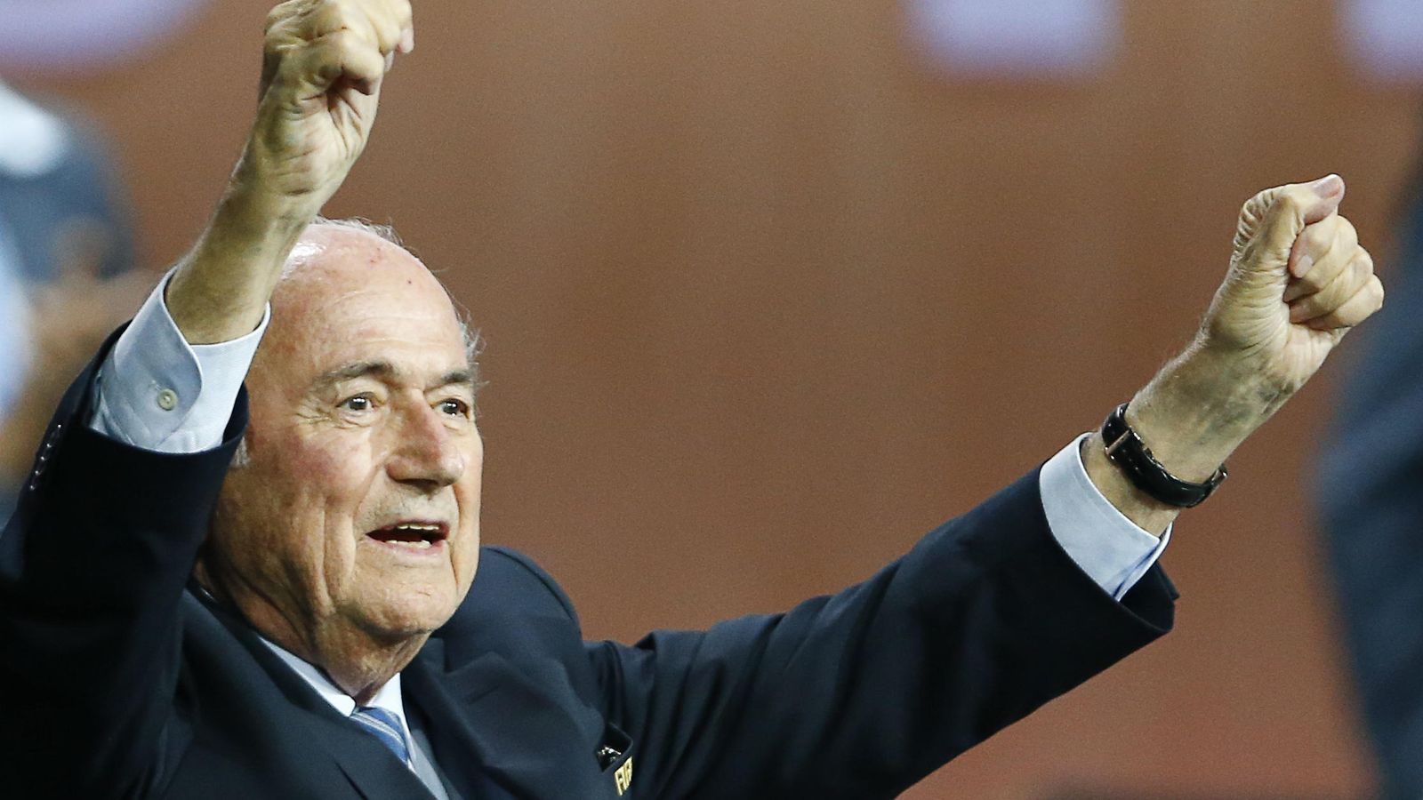 Foto: Blatter estaba pletórico tras ser reelegido (Reuters)
