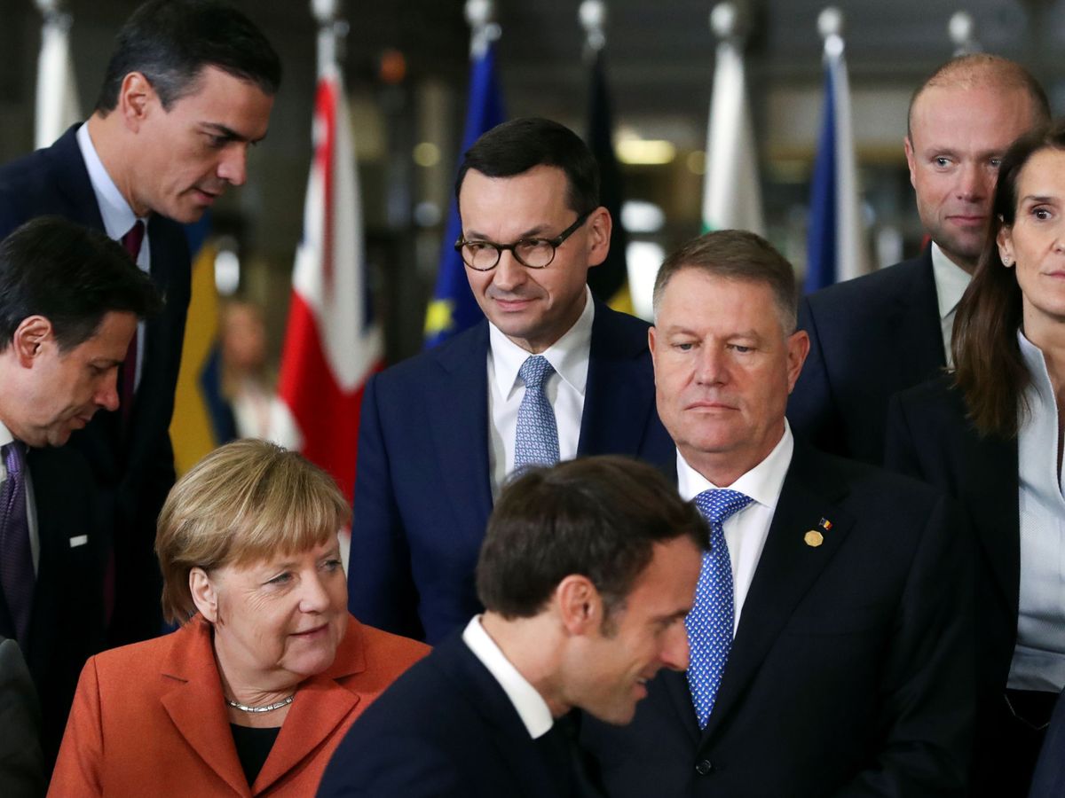 Foto: Pedro Sánchez, junto a otros líderes europeos. (Reuters)