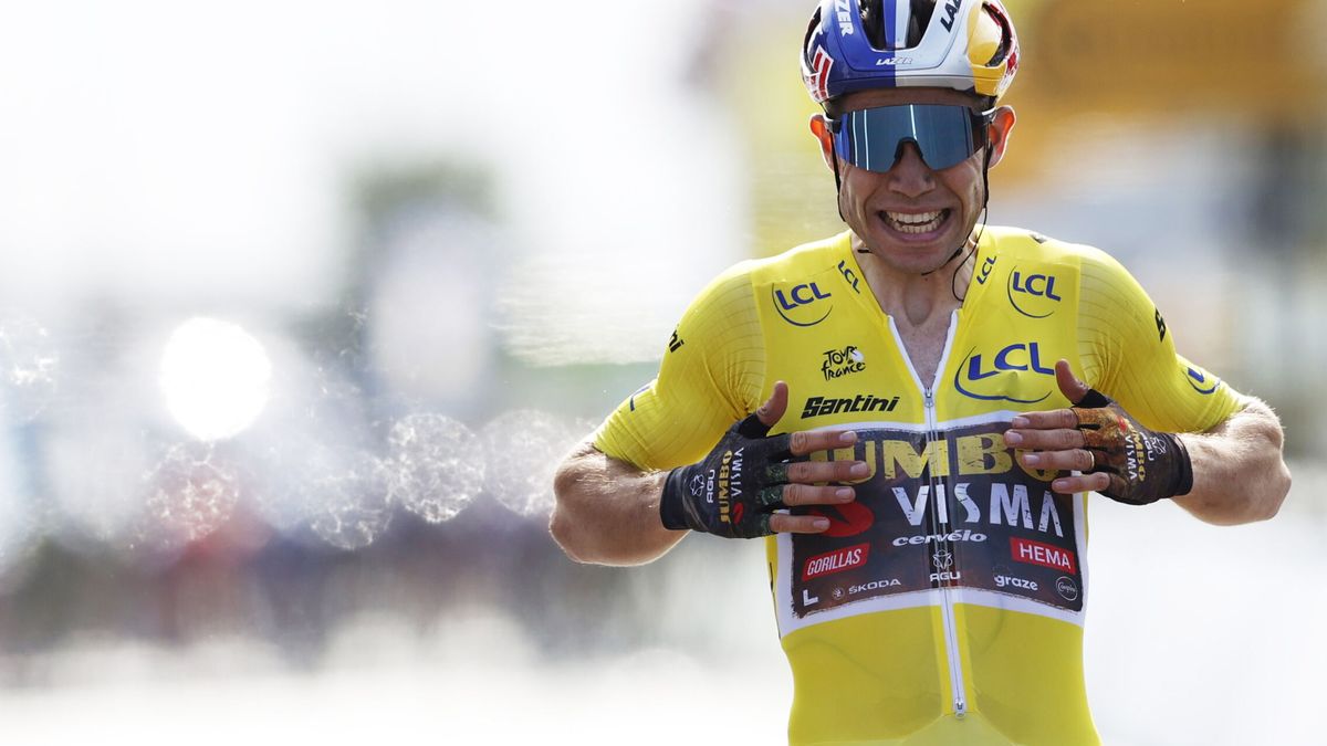 Van Aert exhibe su superioridad y corona la cuarta etapa del Tour de Francia con una gran escapada