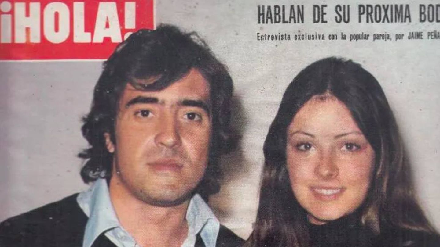 Patxi Andión y Amparo Muñoz, en una portada de '¡Hola!' de 1976.