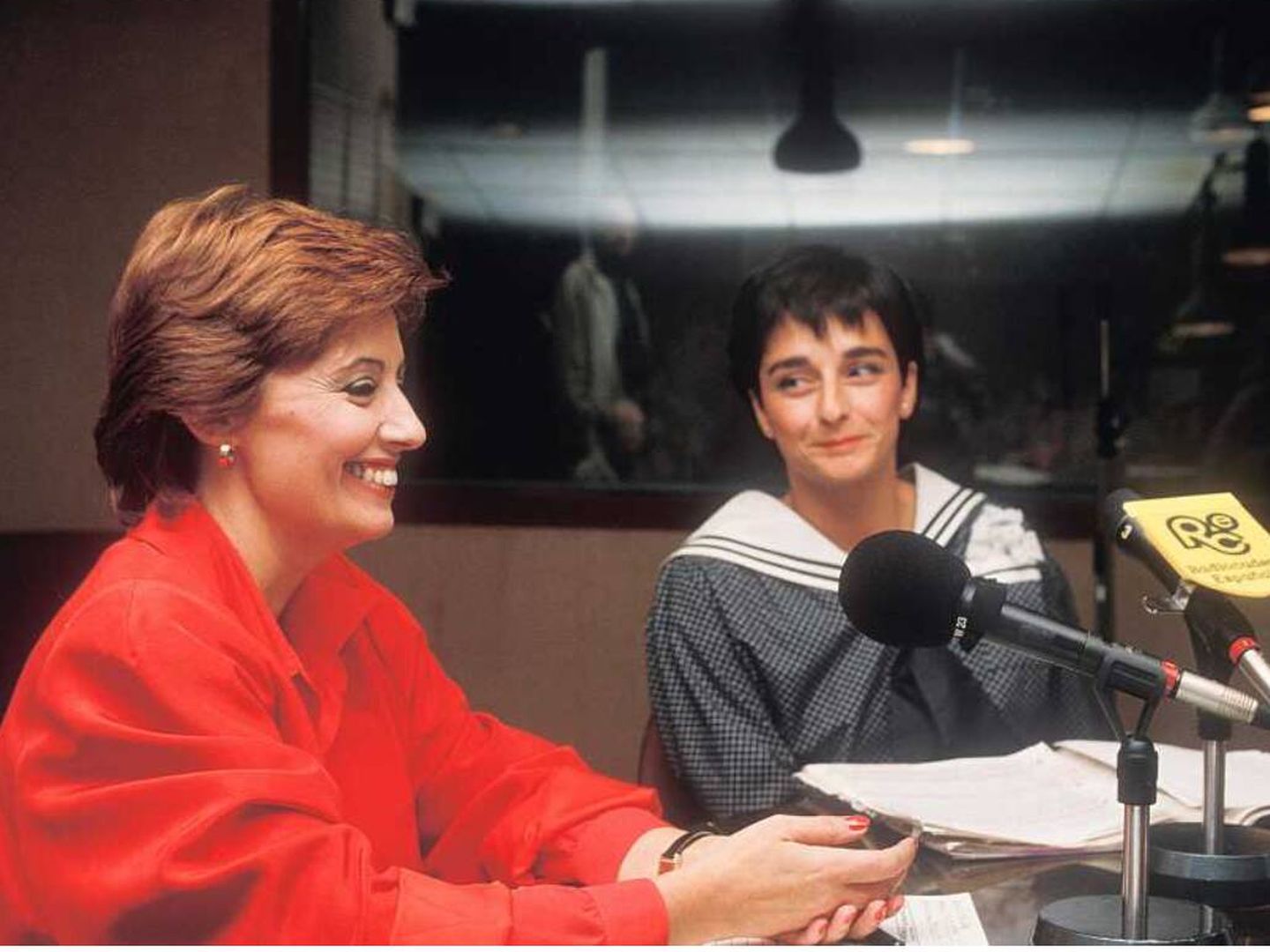 Teresa Campos, en sus inicios en la radio. (Cortesía RTVE)