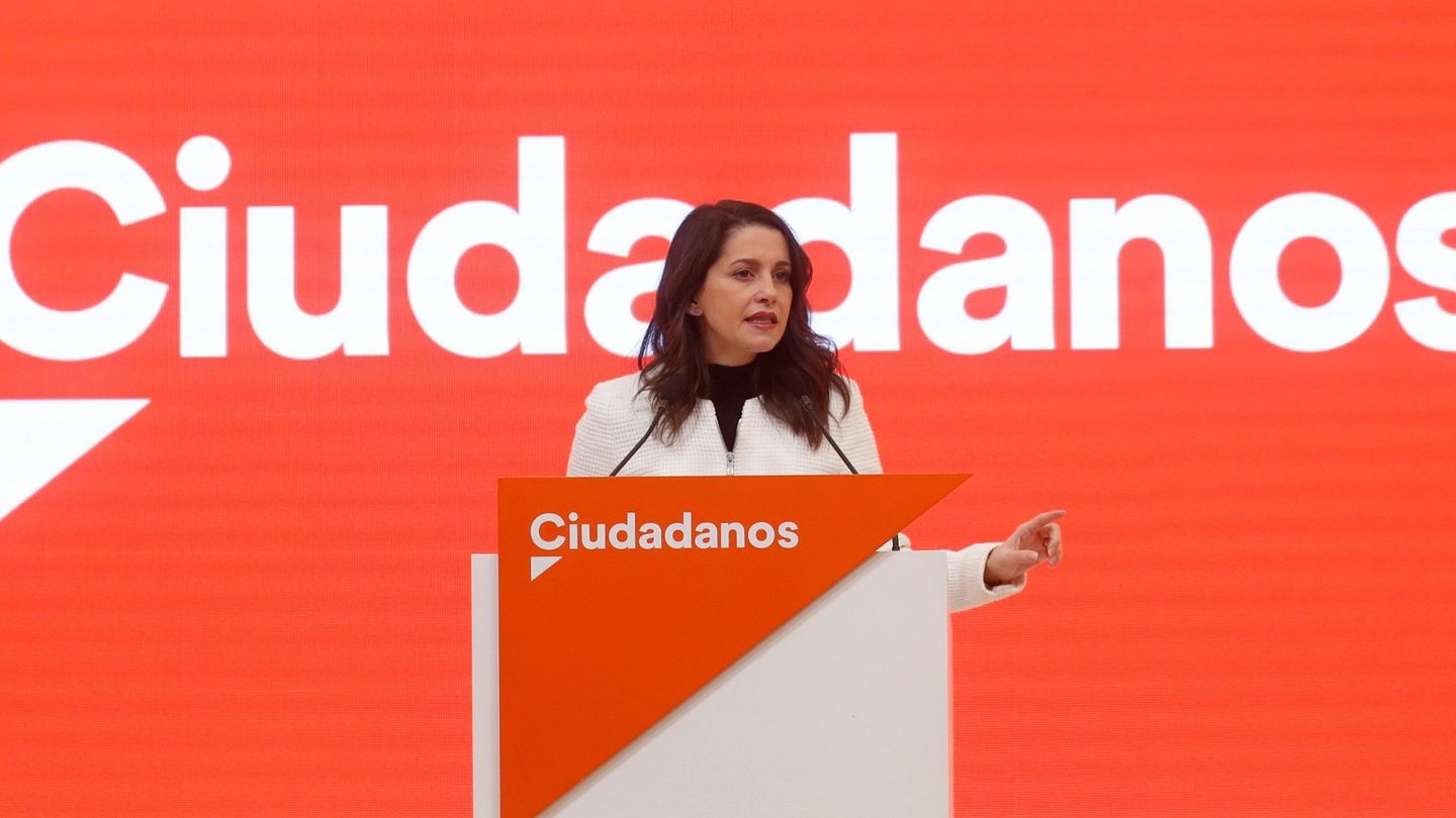 La presidenta y portavoz del grupo parlamentario de Cs en el Congreso, Inés Arrimadas. (EFE)