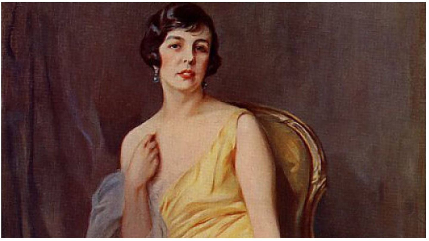 Retrato de la princesa Carlota de Mónaco, de Philip de László. (Palacio del Príncipe de Mónaco)