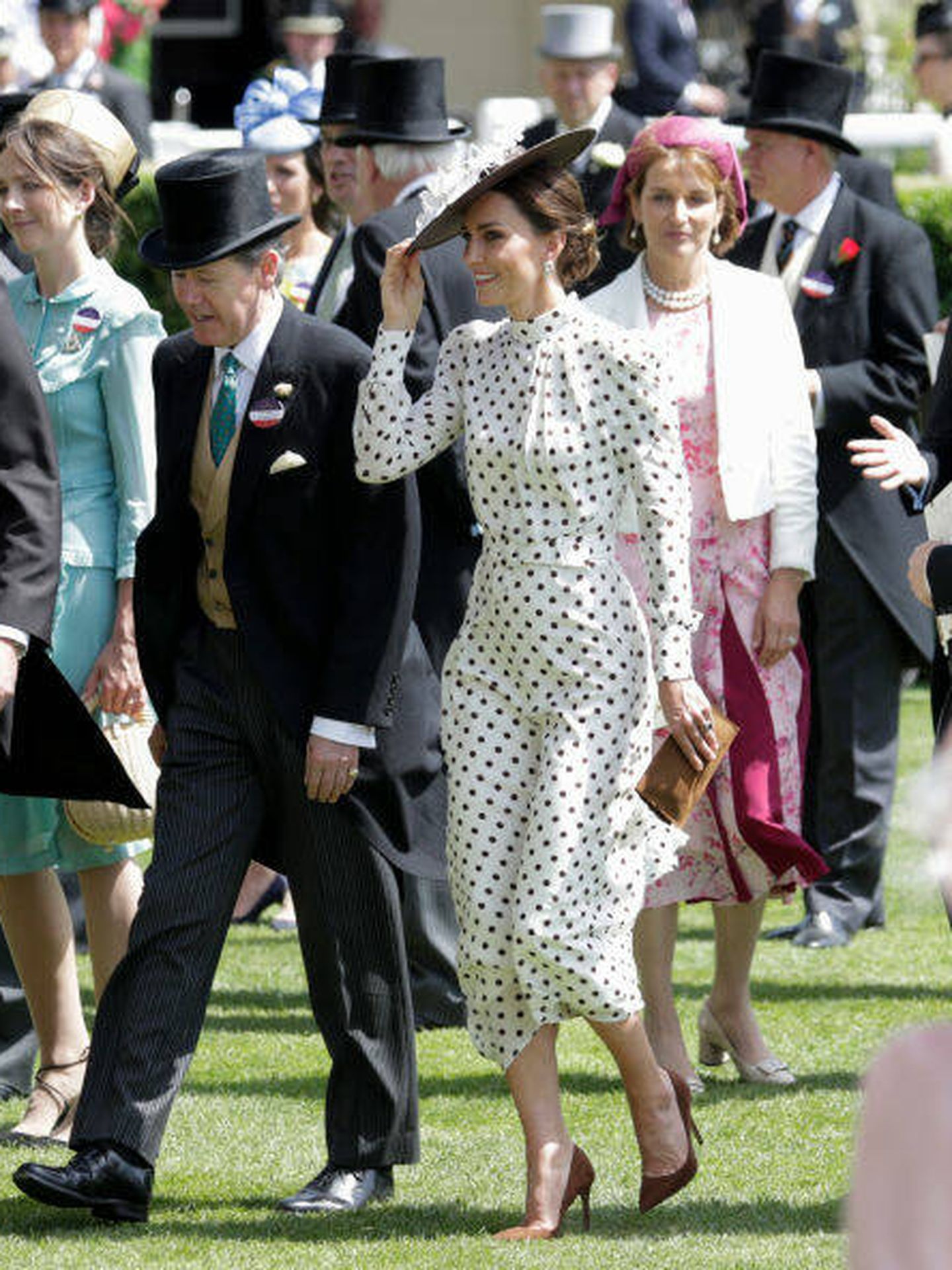 Kate Middleton en Ascot. (Getty)