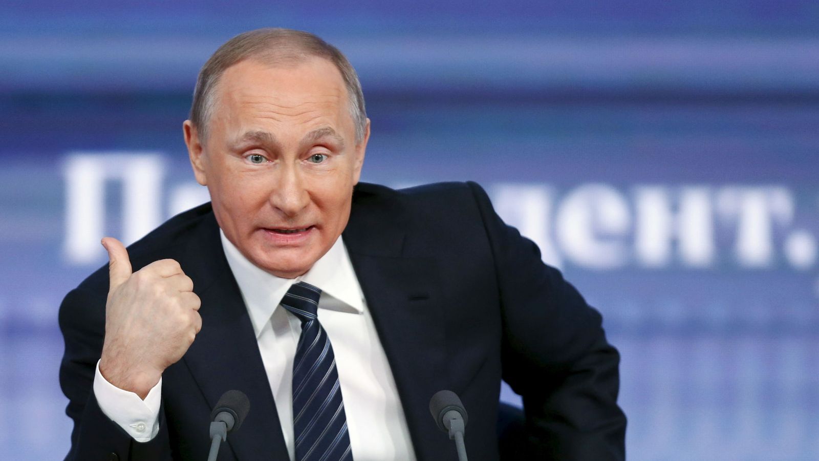 Foto: Putin el pasado 17 de diciembre, durante su habitual rueda de prensa de fin de año. (REUTERS/Maxim Zmeyev)