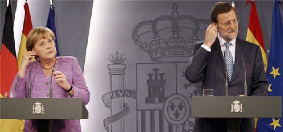 Foto: Rajoy, Merkel... Suiza también es culpable del repunte de la prima de riesgo española
