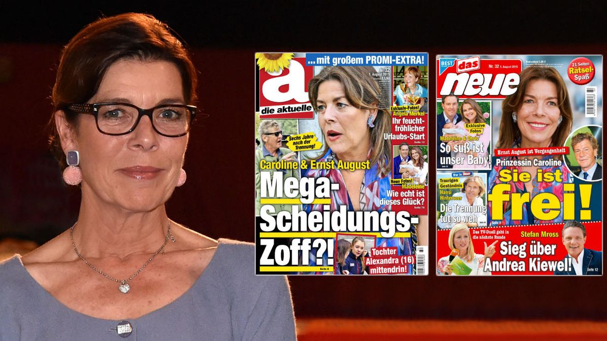 La prensa alemana se ceba con la princesa Carolina de Mónaco